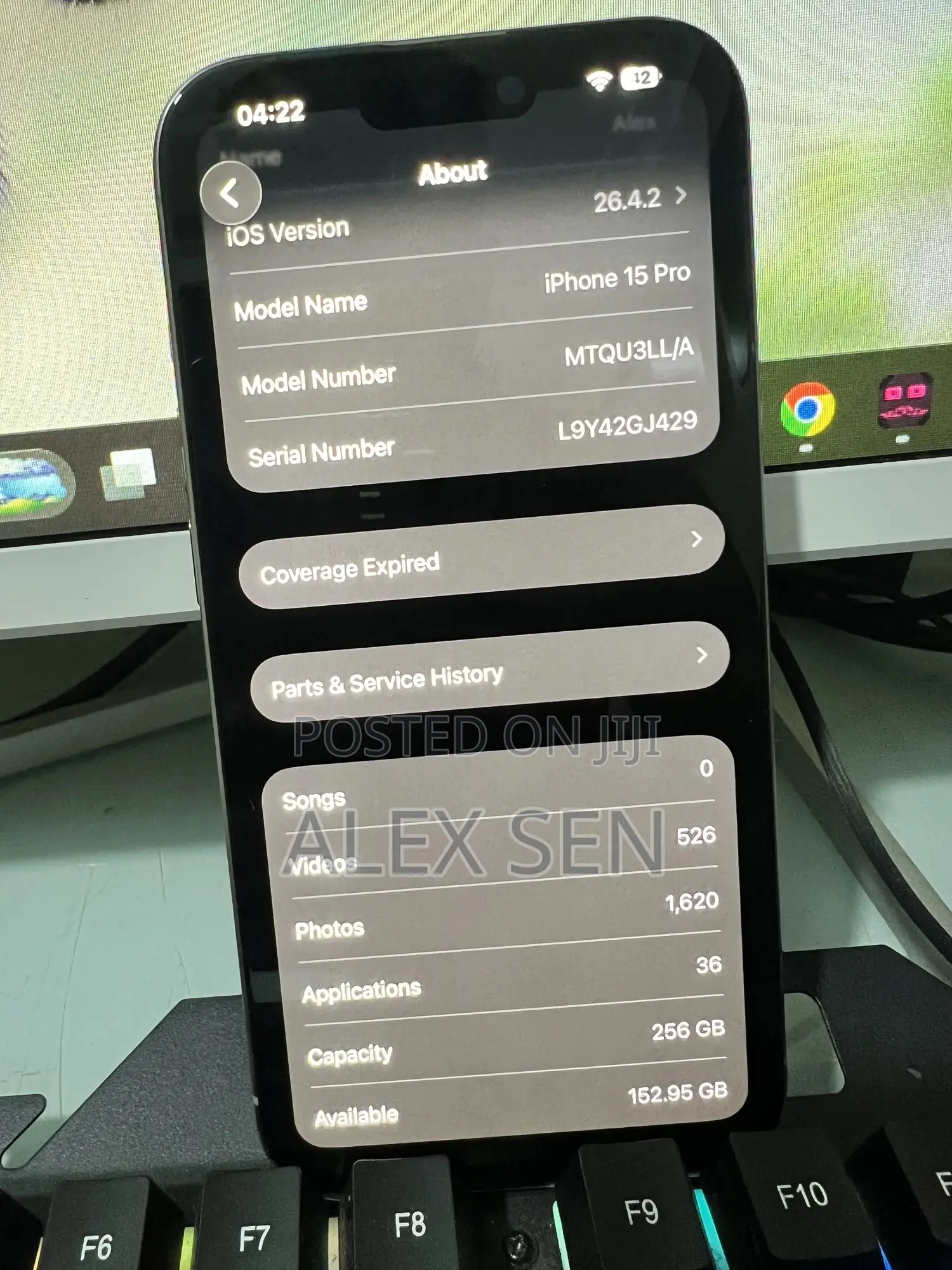 Apple iPhone 15 Pro 256 GB Gray