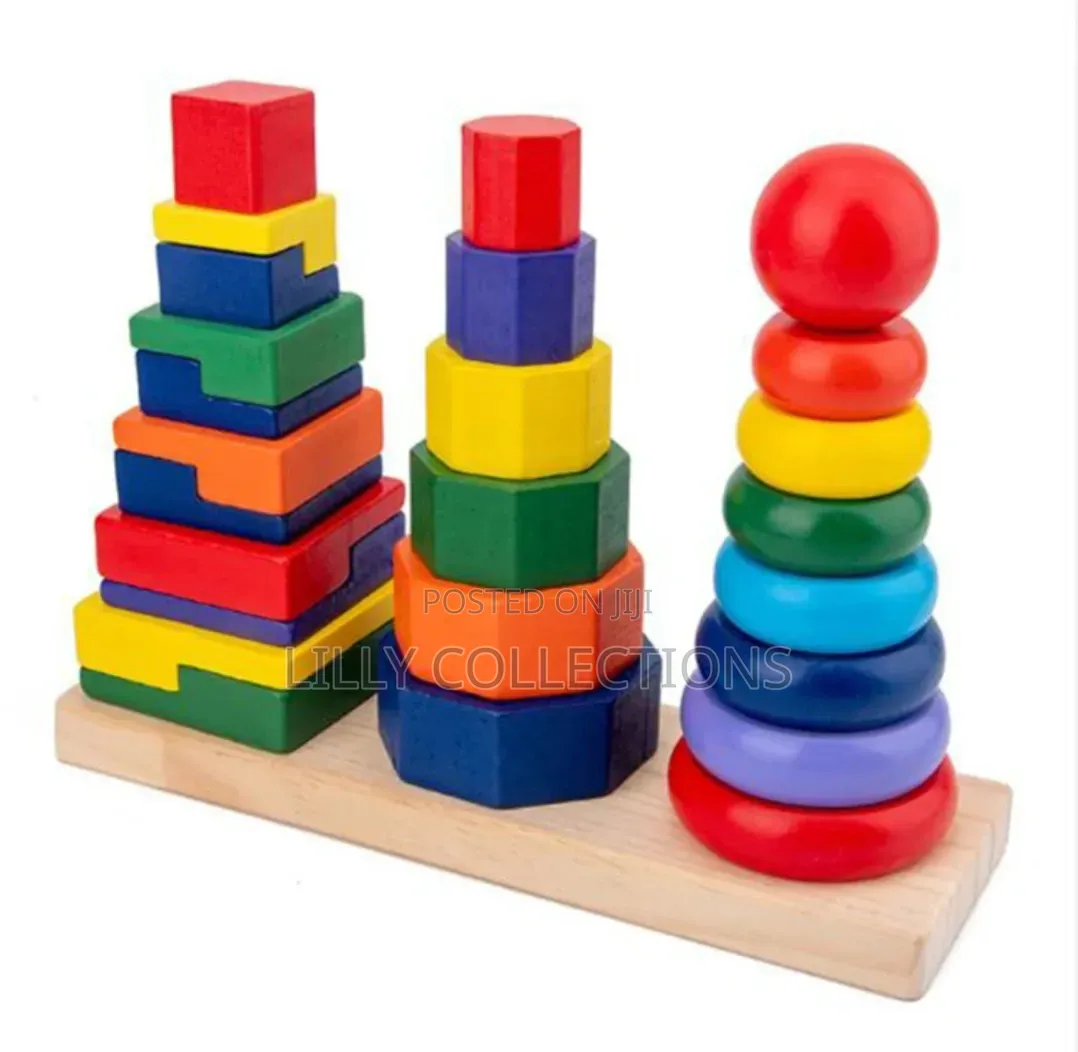 Three Tower Pillar Sorting Game