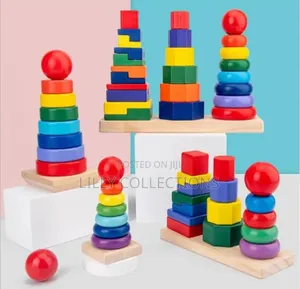 Three Tower Pillar Sorting Game