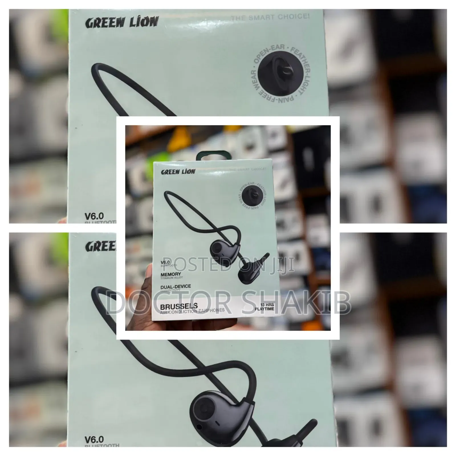 Green Lion Brussels Air Conduction Earphones
