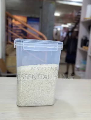 4 Set Rectangular Food Sealed Jar Kitchen Grain Storage Box