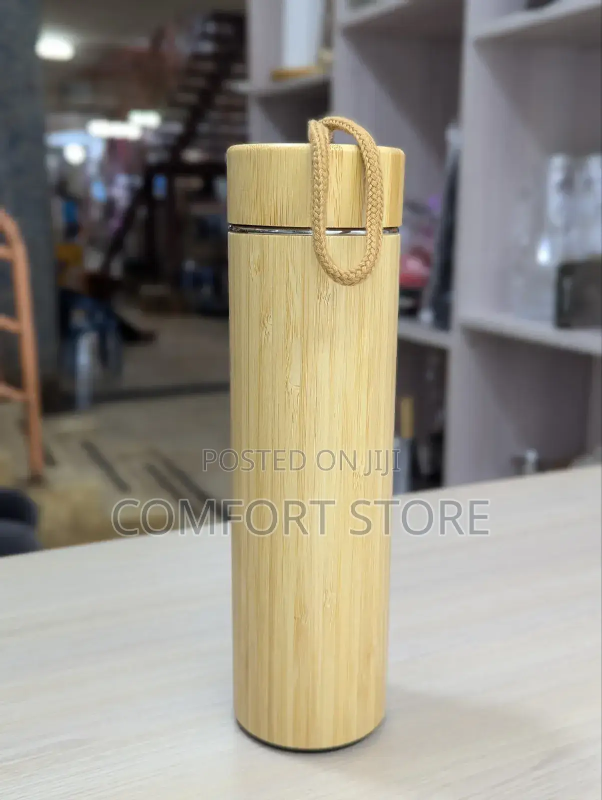 Wood Vacuum Water Bottle Custom 500ml Bamboo Flasks Vacuum Thermos
