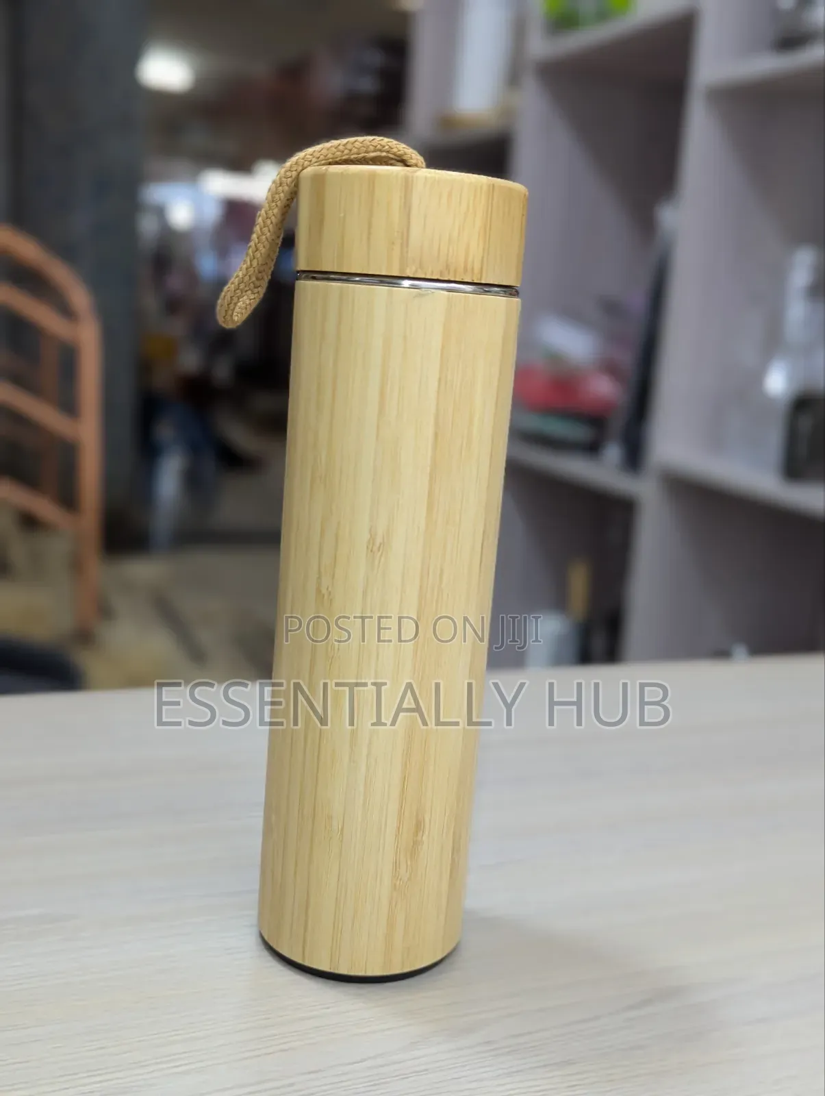 Wood Vacuum Water Bottle Custom 500ml Bamboo Flasks Vacuum Thermos