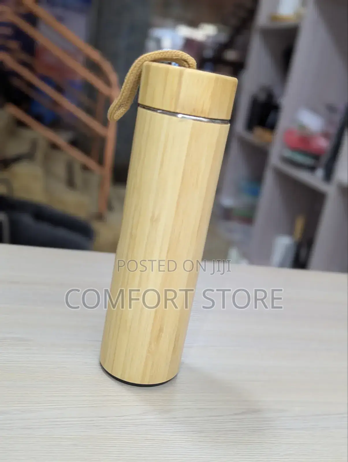 Wood Vacuum Water Bottle Custom 500ml Bamboo Flasks Vacuum Thermos