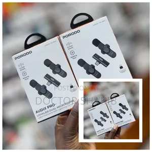 Porodo Audix Pro Lavalier Dual Microphone