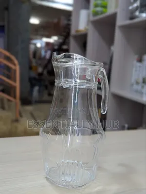 1.8l Liter Glass Water Jug Wholesale With Handle for Water Juice