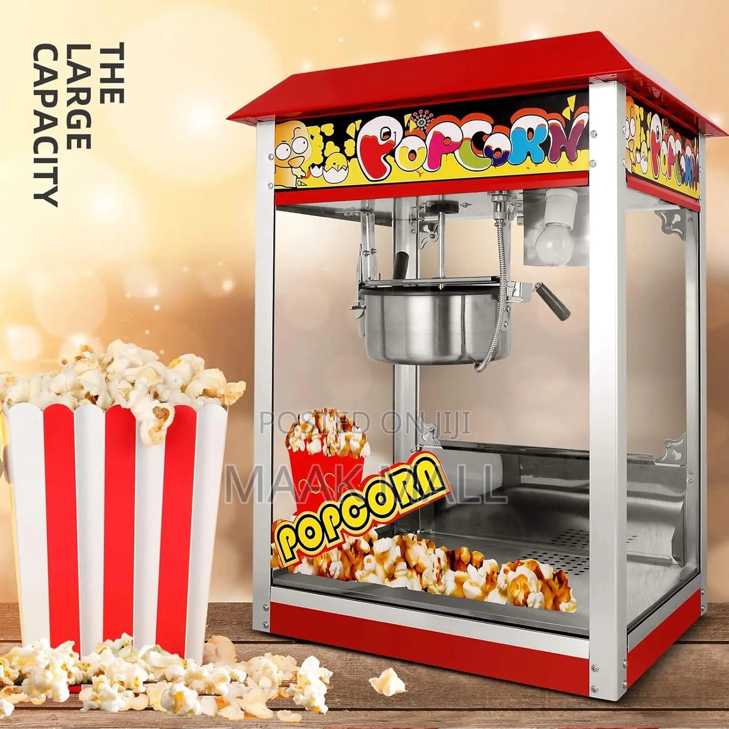 Popcorn Maker Machine, Electric Hot Air Popcorn Poppers