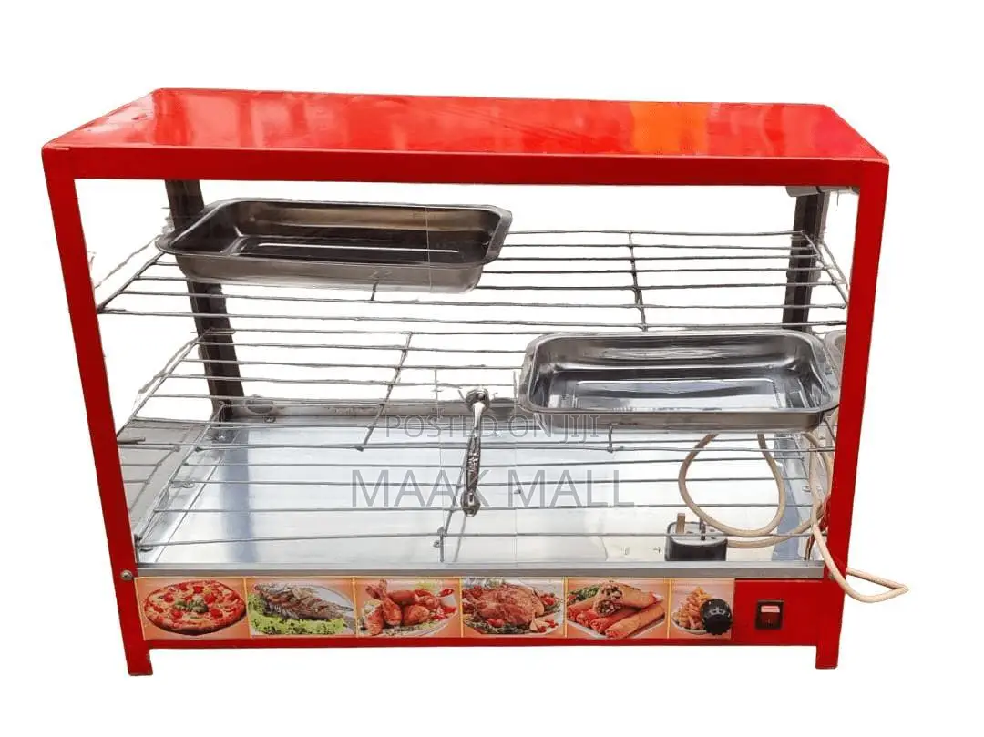Snack Dislay Warmer Durable Red Color