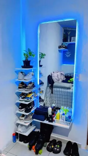 Modern Shoe Rack and Dressing Mirror Call Us On