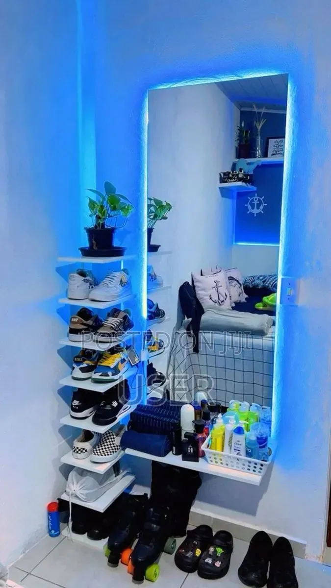 Modern Shoe Rack and Dressing Mirror Call Us On