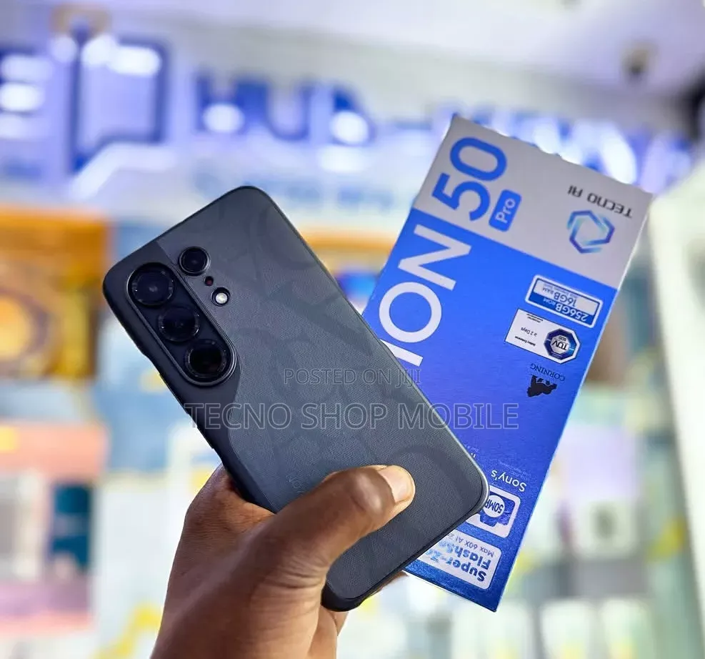 New Tecno Camon 50 Pro 256 GB Black
