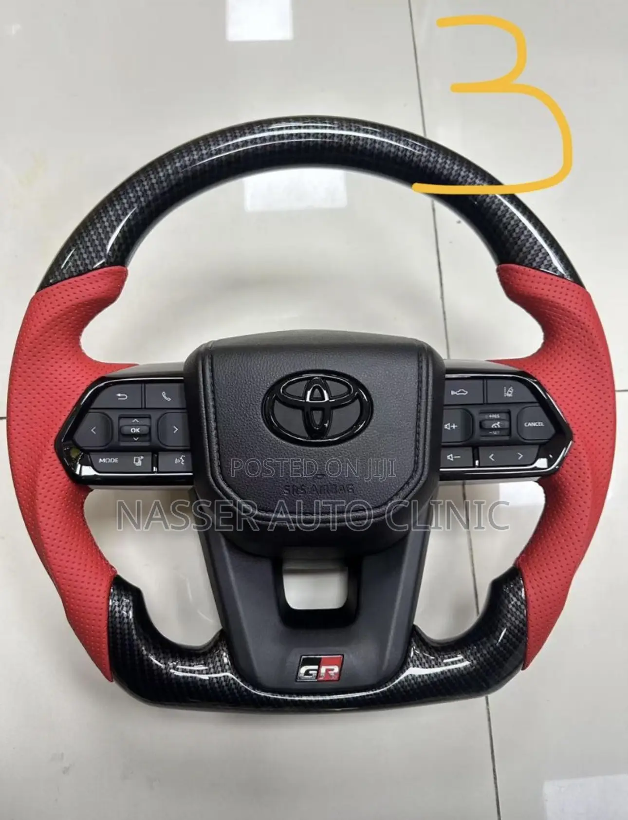 Gr Red Steering Wheel Upgrade