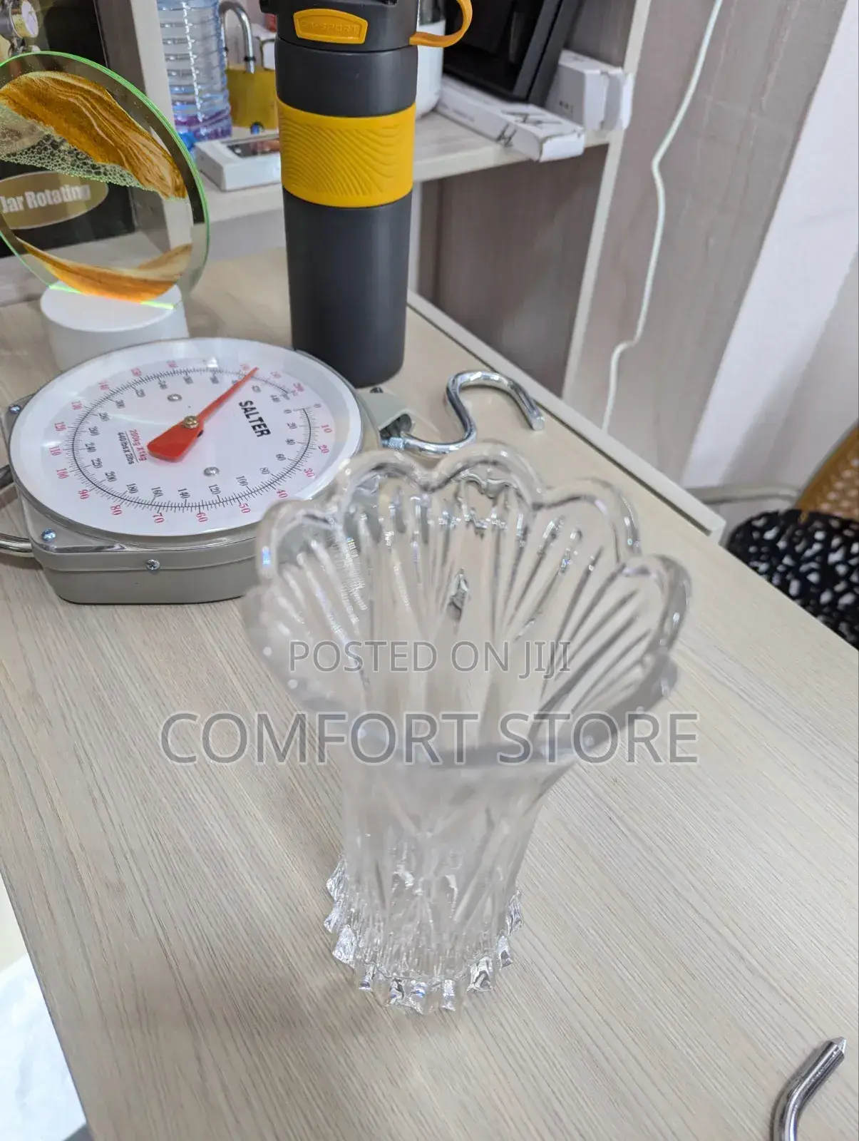 Thickened High Waist Crystal Vases Are Used for Home Decor Weddings