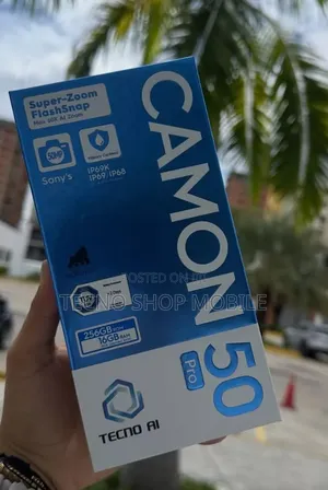 New Tecno Camon 50 Pro 256 GB Gray