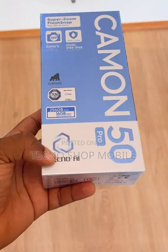 New Tecno Camon 50 Pro 256 GB Orange