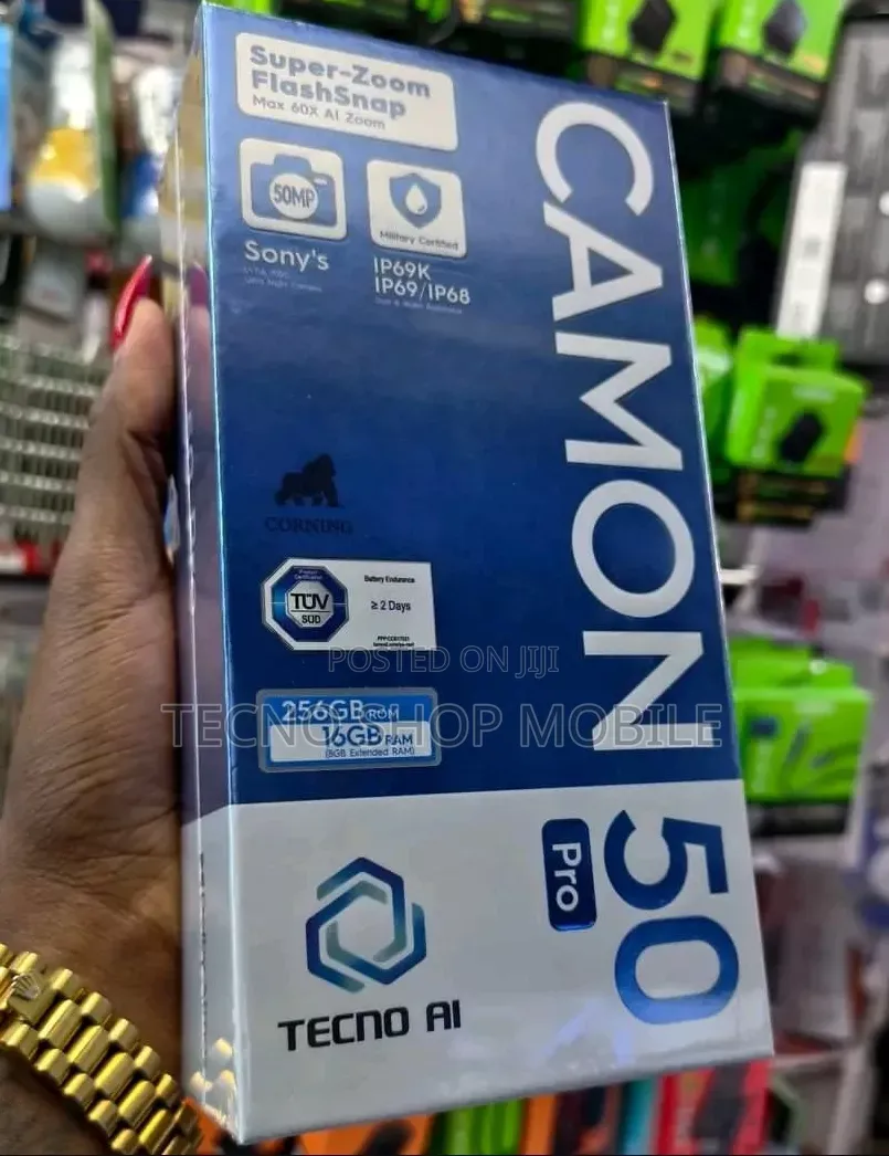 New Tecno Camon 50 Pro 256 GB Orange