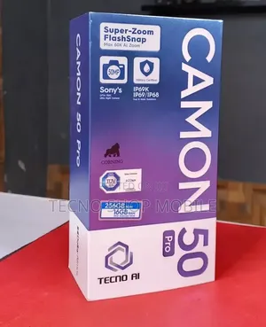 New Tecno Camon 50 Pro 256 GB Purple