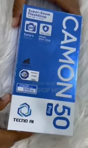 New Tecno Camon 50 Pro 256 GB Rose Gold