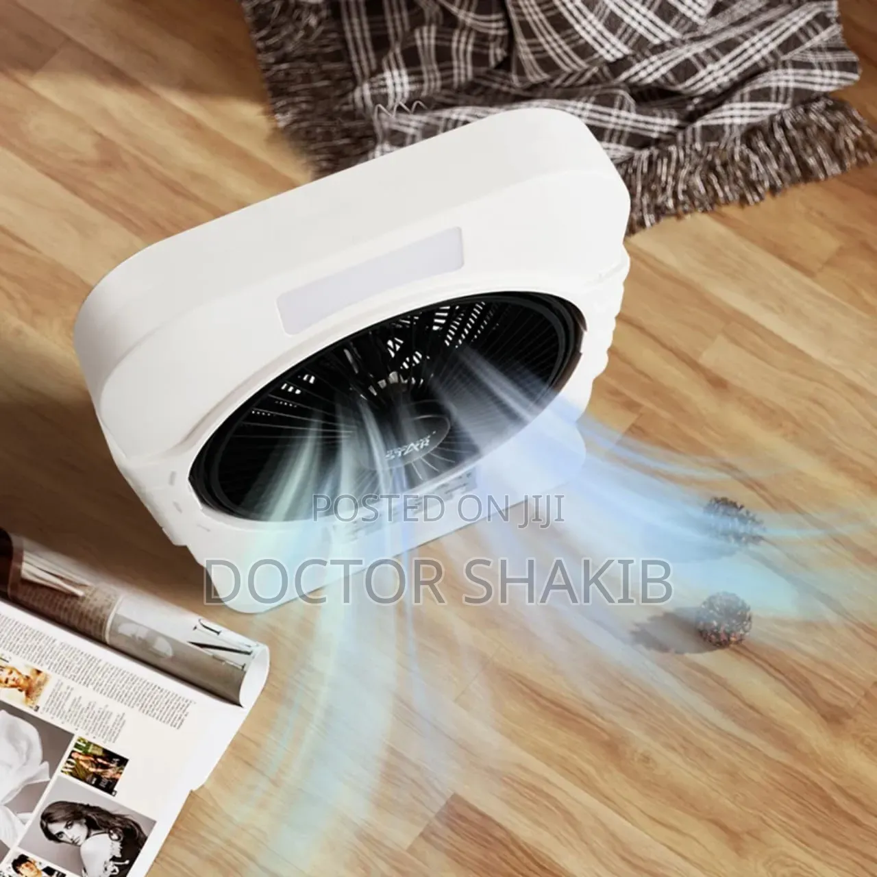 Winning Star St-405712-Inch Rechargeable Table Fan