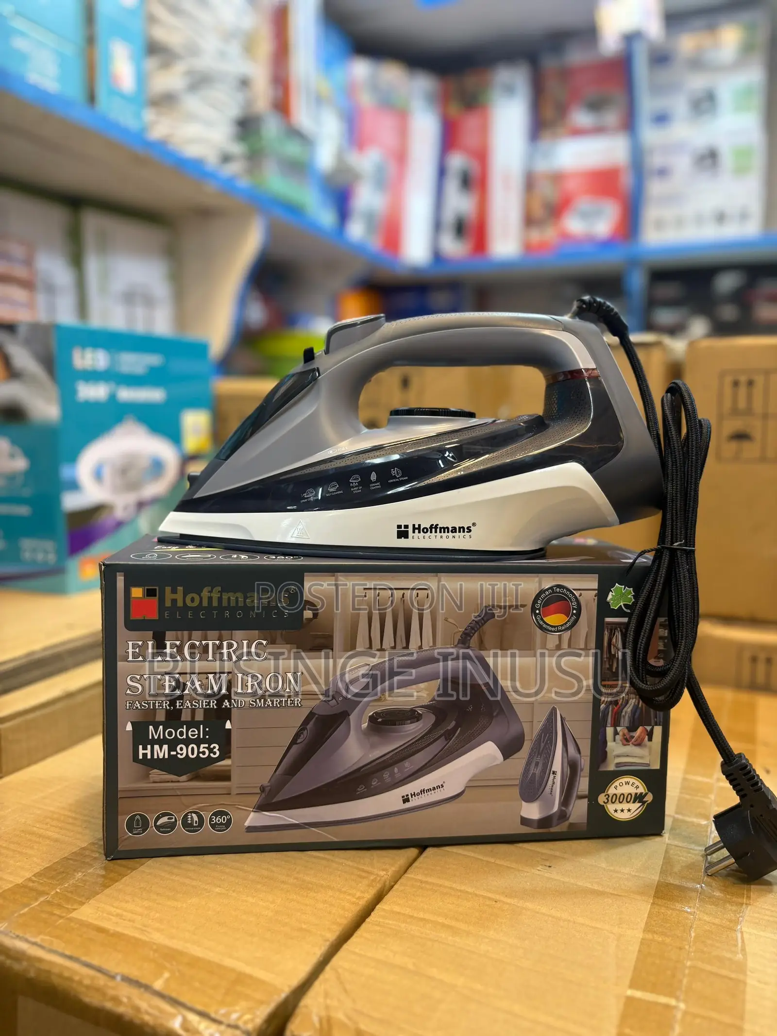 Brand New 9053 Hoffmans Steam Iron Available