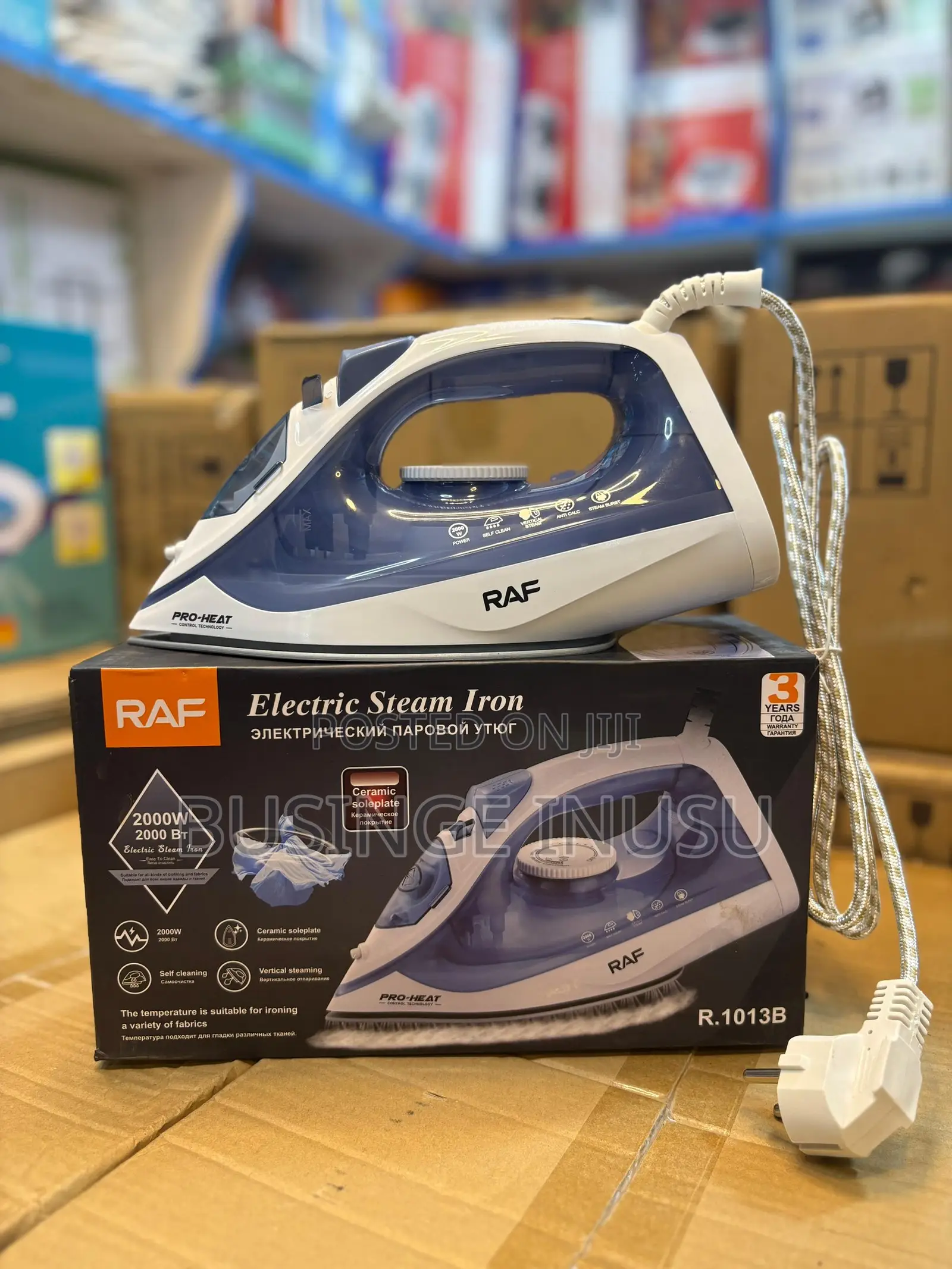 Brand New Raf Steam Iron Available
