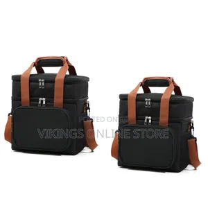 Brivilas Dual-Compartment Insulated Lunch Bag / Cooler Bag -Multicolor