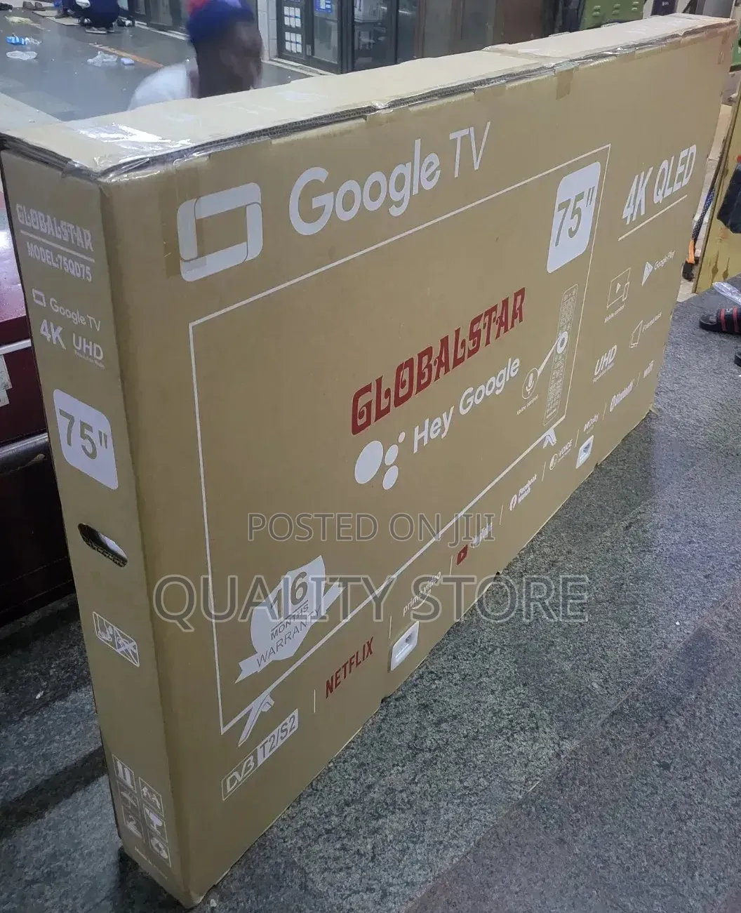 Global Star 75 Inches Qled Google Tv