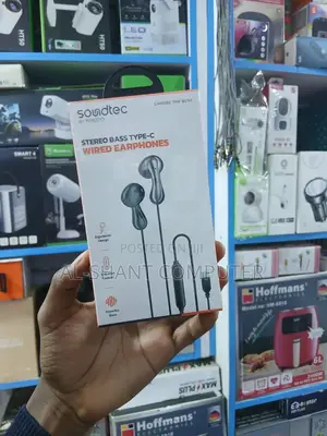 Soundtec Stereo Bass Type-C Wired Earphones/Porodo Earphones