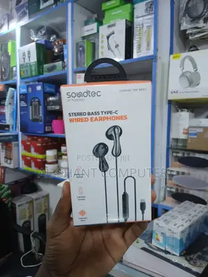 Soundtec Stereo Bass Type-C Wired Earphones/Porodo Earphones