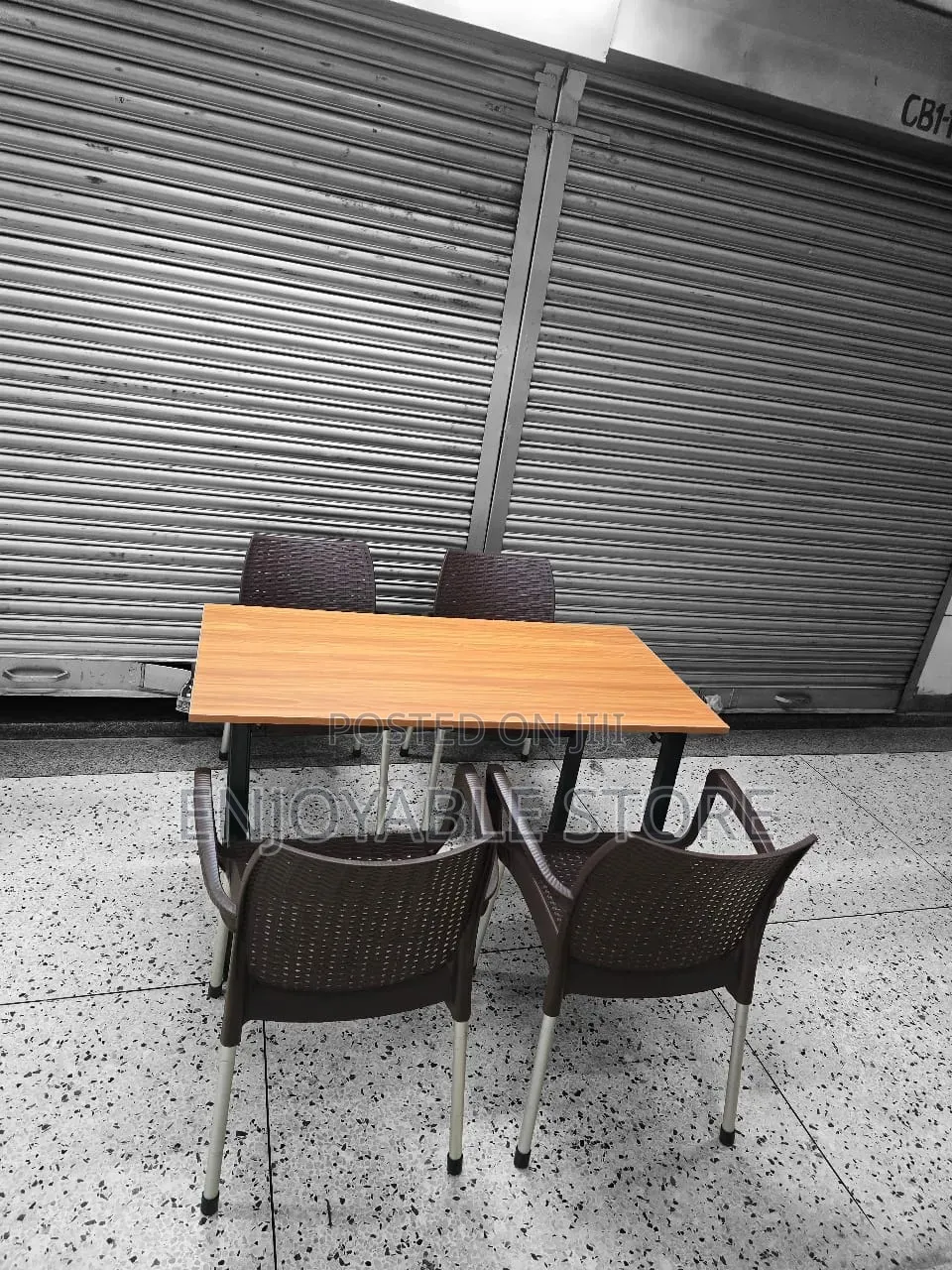 Dining Wooden Table and Chairs for Home Office Bars Restaurant