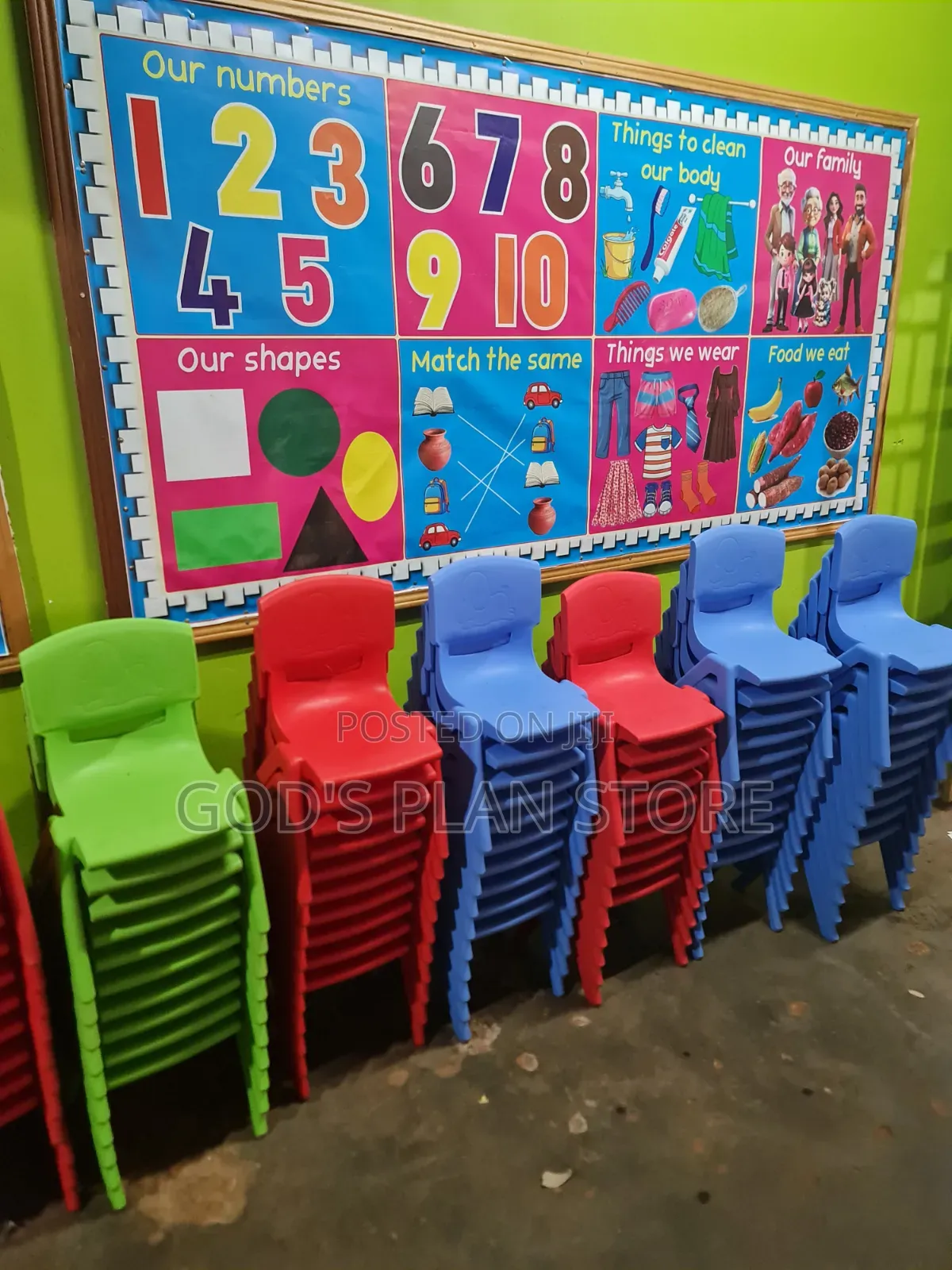 Avenue Blue Kids Chairs Plastic Kids Chairs