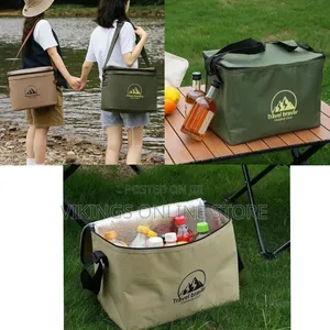 Premium Insulated Portable Cooler Bag for Outdoor Adventures-Multicolo