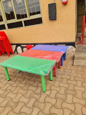 Metal Stand Kids Plastic Table Kids Plastic Table *Blue *