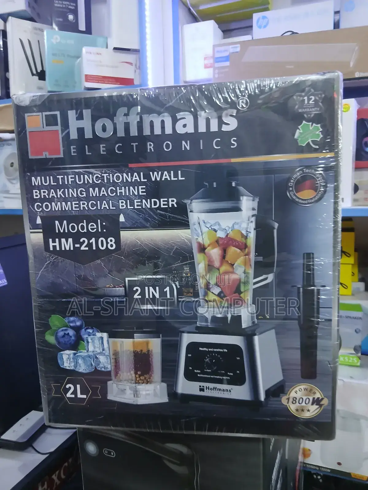 Hoffmans 2l Commercial Blender