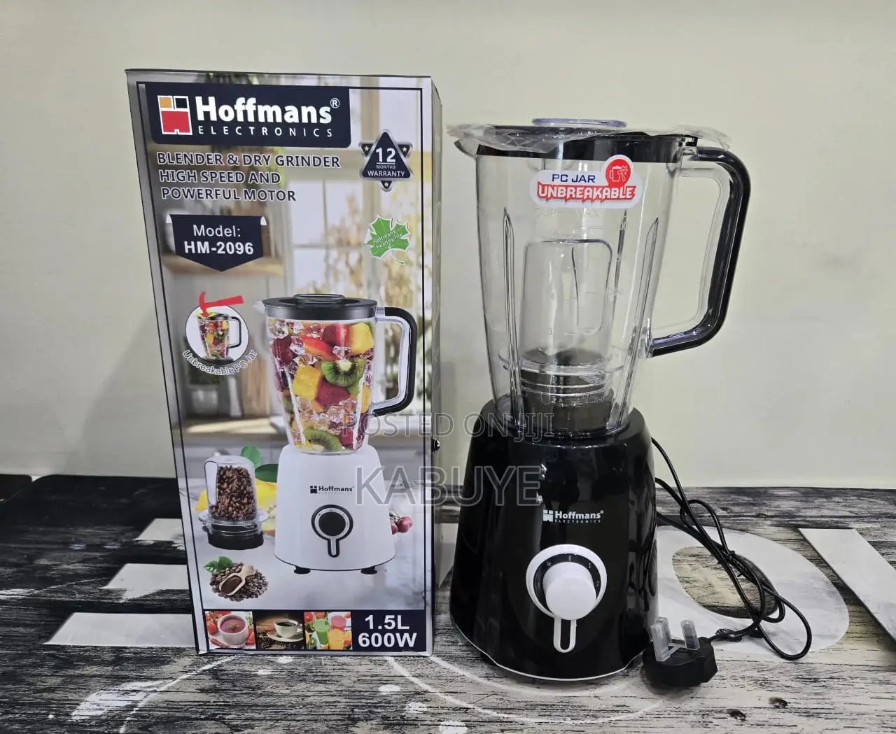 Hoffmans Electric Blender and Dry Grinder