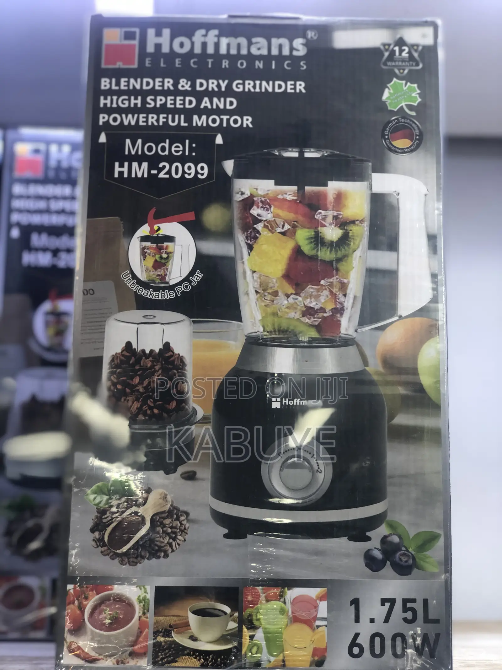 Hoffmans Electric Blender and Dry Grinder