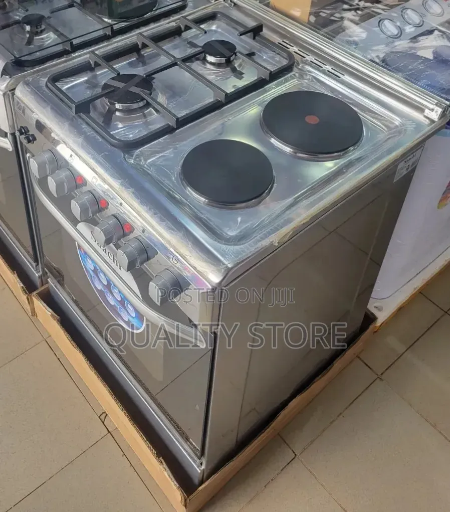 Saachi Gas Cooker 2 Gas +2 Electric 60cm ×60cm
