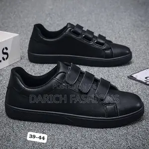 Women White Velcro Casual Sneakers