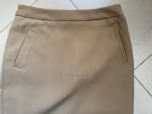 Light Brown Pencil Skirt