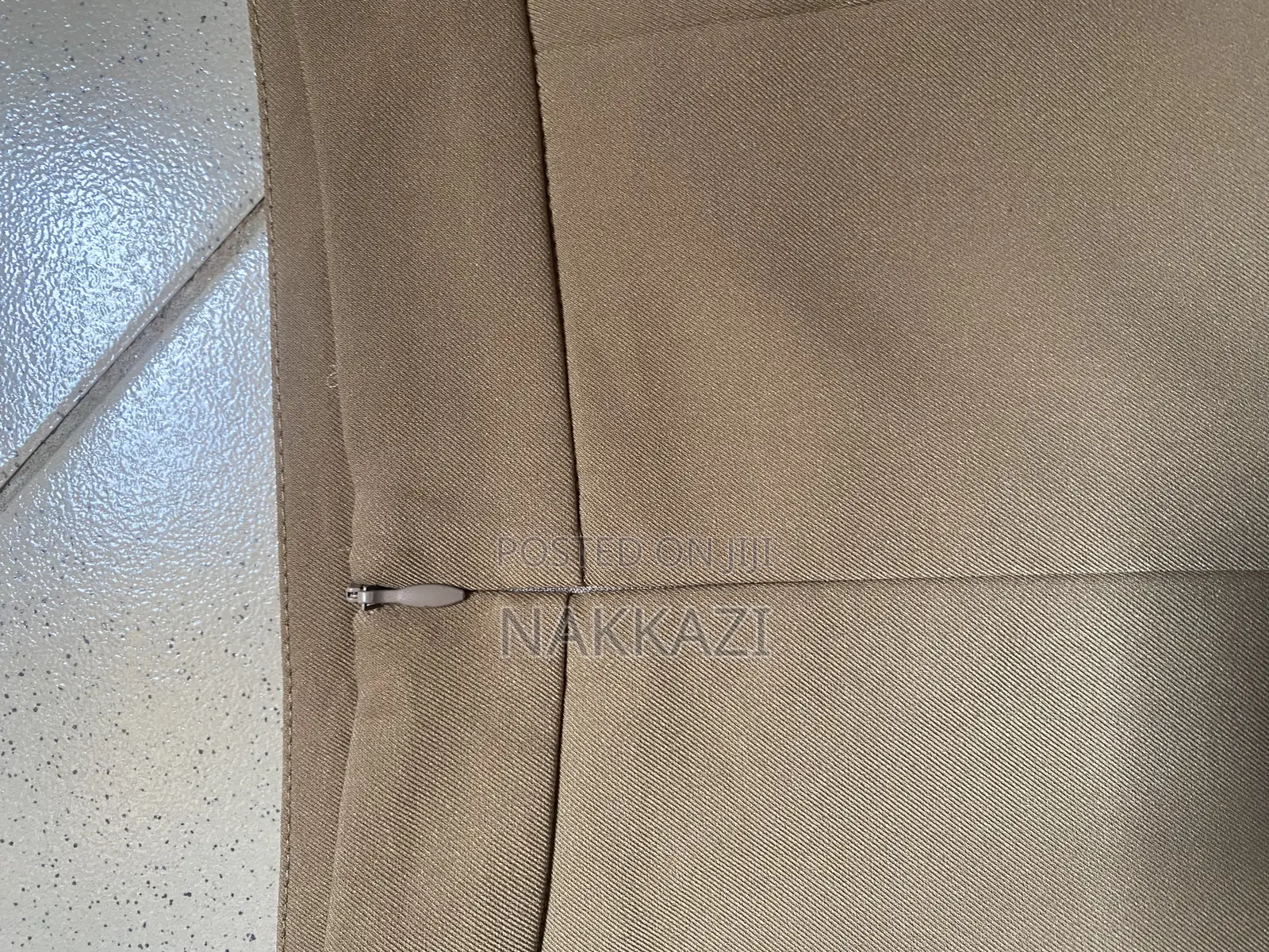 Light Brown Pencil Skirt
