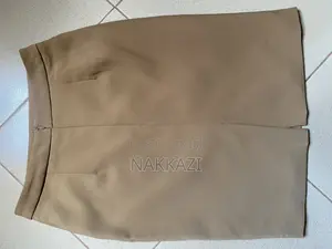 Light Brown Pencil Skirt