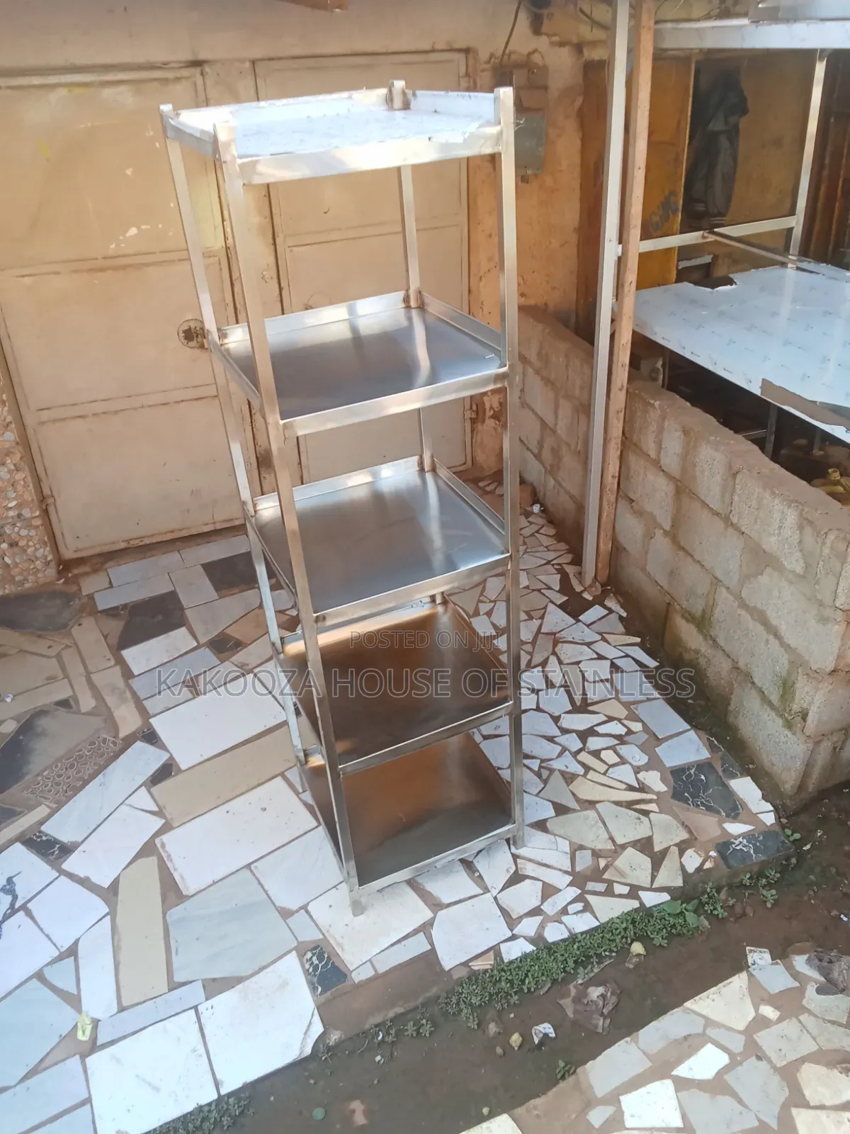 Stainless Rack With Five Shelves