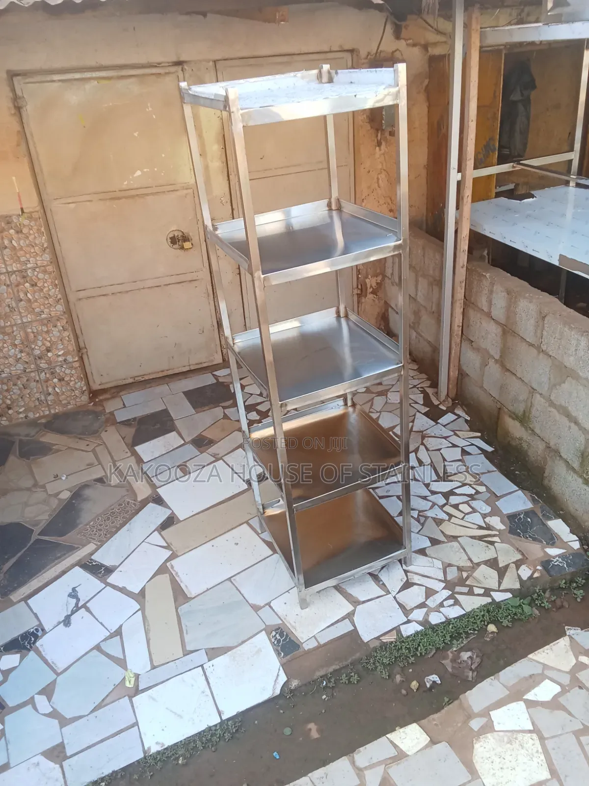 Stainless Rack With Five Shelves