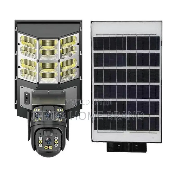 Solar Powered Floodlight Street Light With 4g Camera Solar
