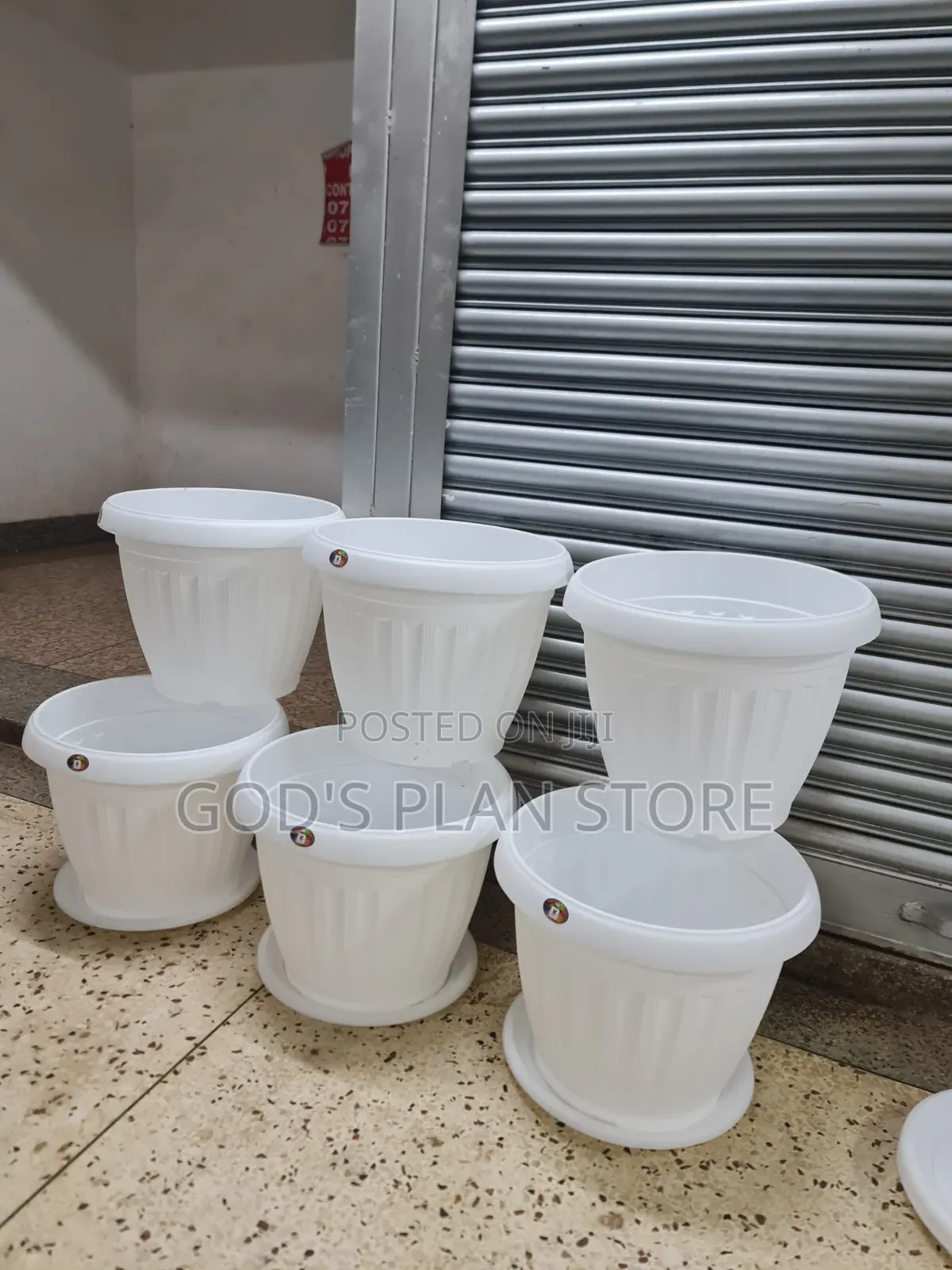 Tandem Plastic Flower Pots Plastic Flower Pots
