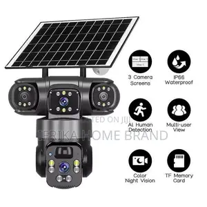 V380 Pro 4g Sim 3-Lens Ip Camera, a Versatile Outdoor Surveillance