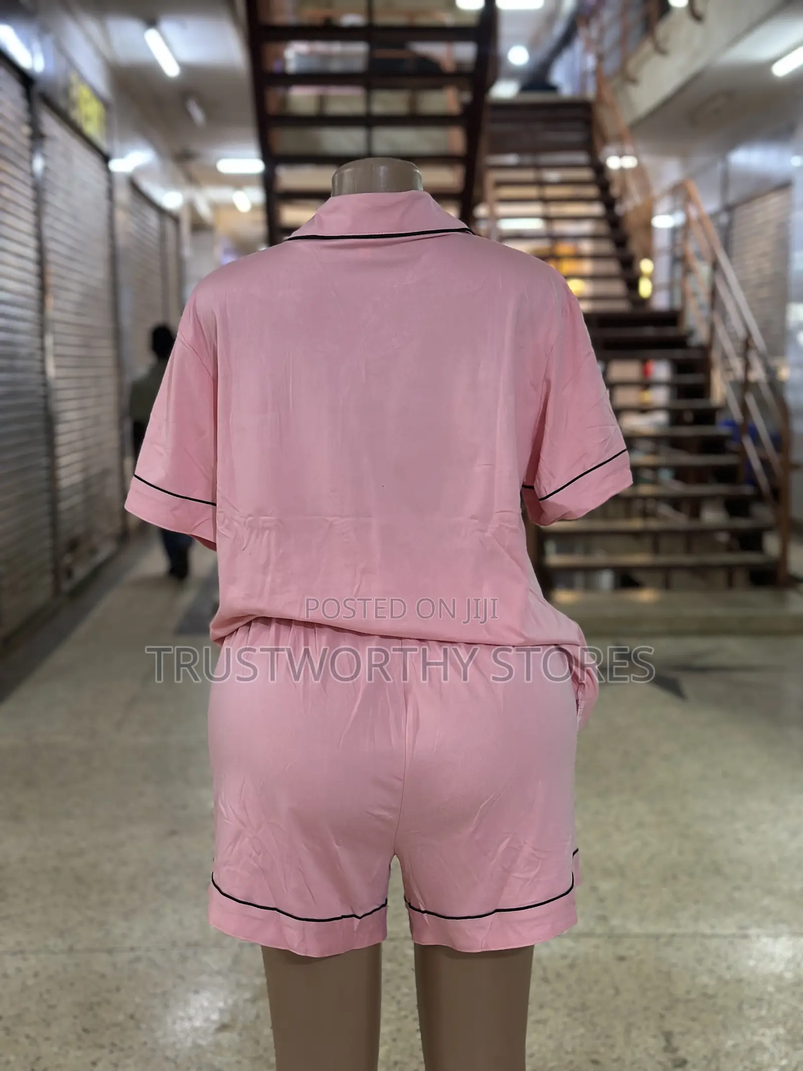 Pink Short Sleeved Sleepwear