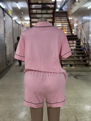 Pink Short Sleeved Sleepwear
