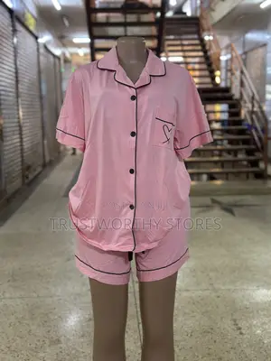 Pink Short Sleeved Sleepwear