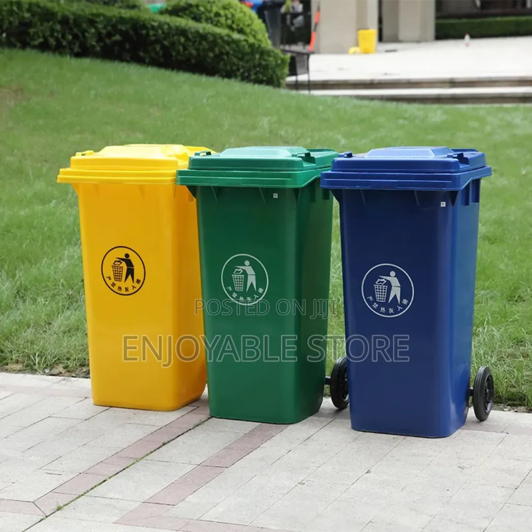 Wheeled Garbage Plastic Dust Bins Plastic Dust Bins 120liters